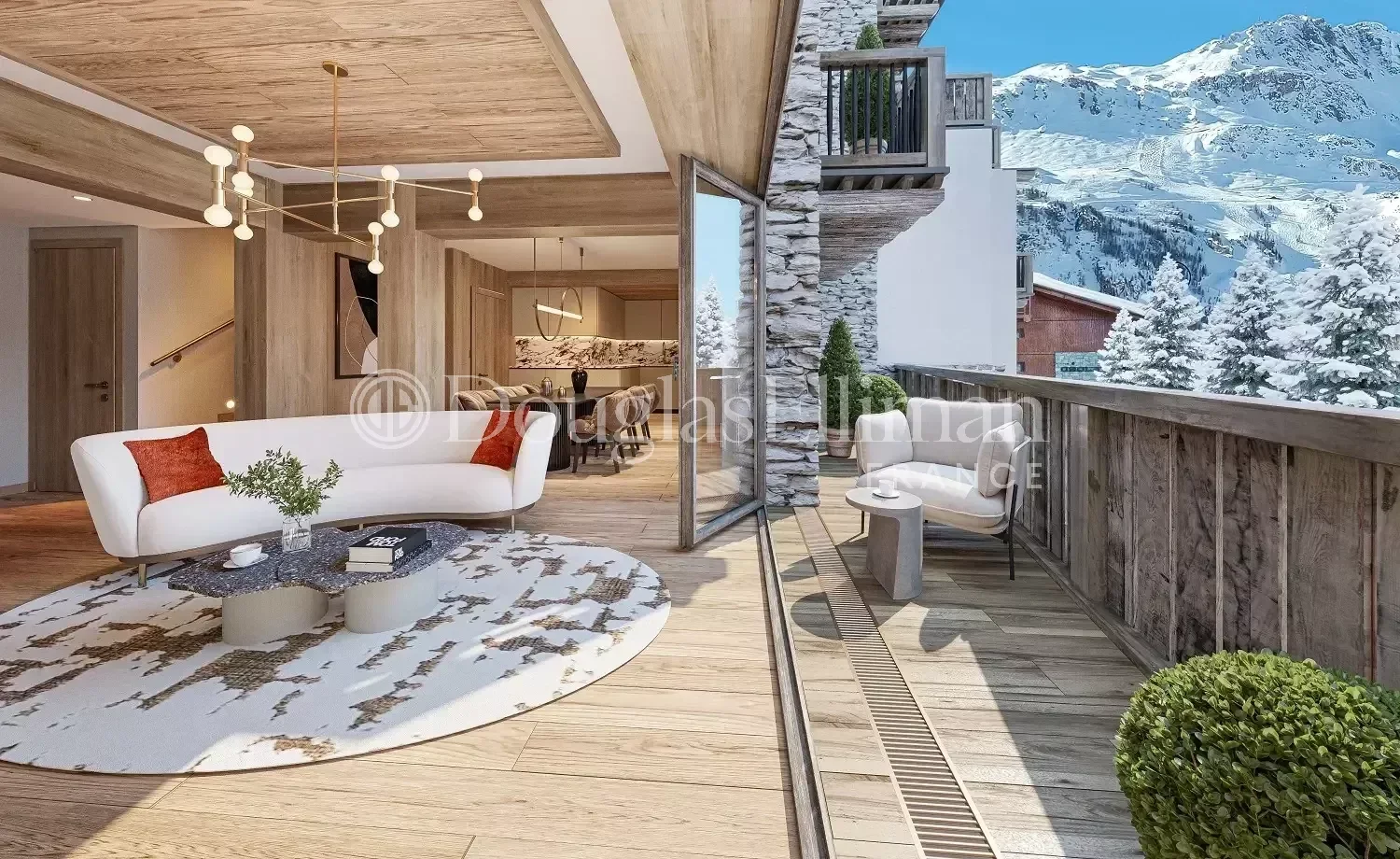Penthouse duplex d&rsquo;exception au cœur de Val d&rsquo;Isère - Image nᵒ2