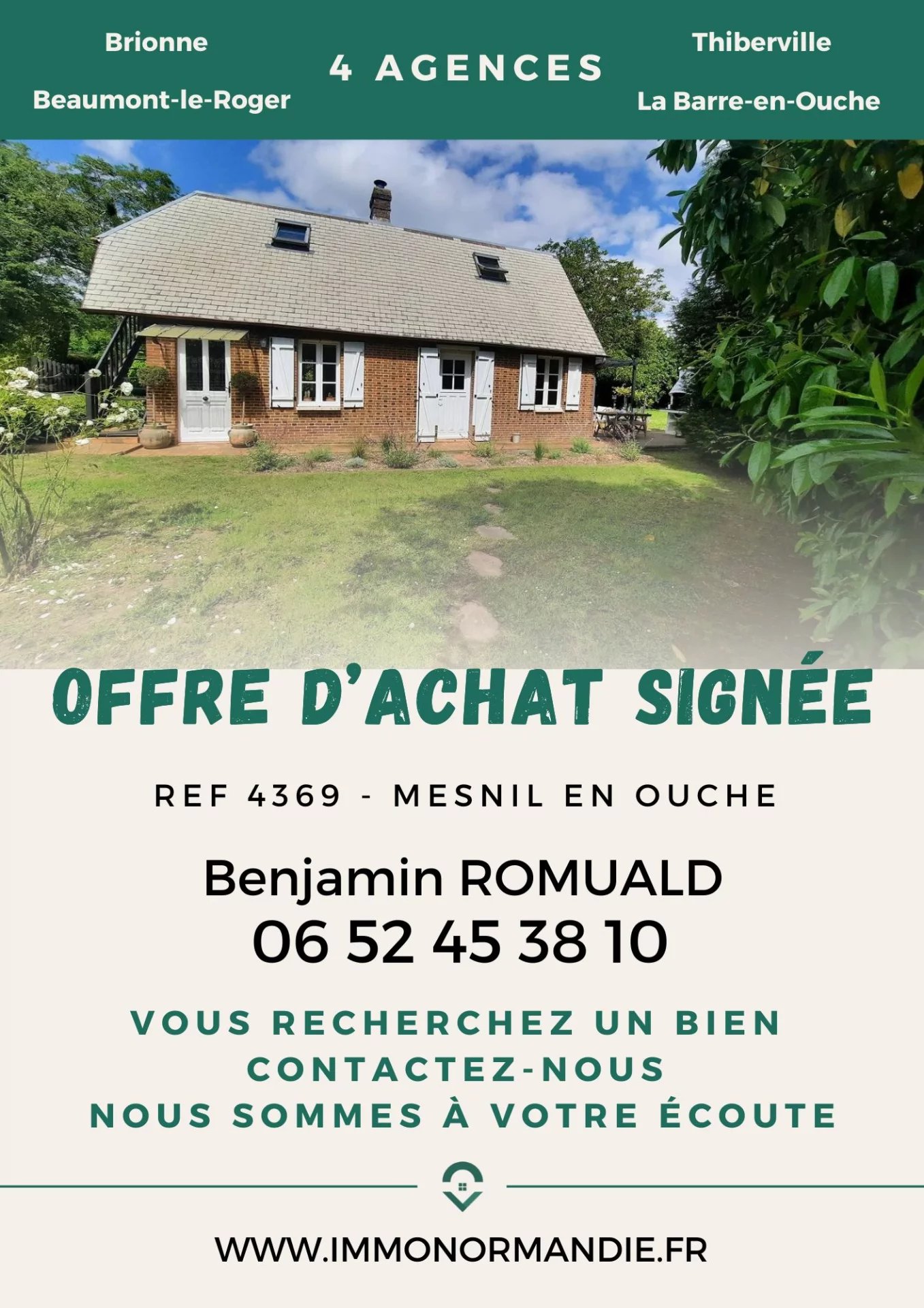 Agence immobilière de AGENCE DE LA BARRE EN OUCHE