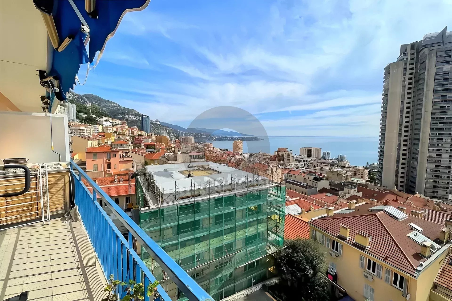 3P 50m² BEAUSOLEIL Vue Mer Garage.