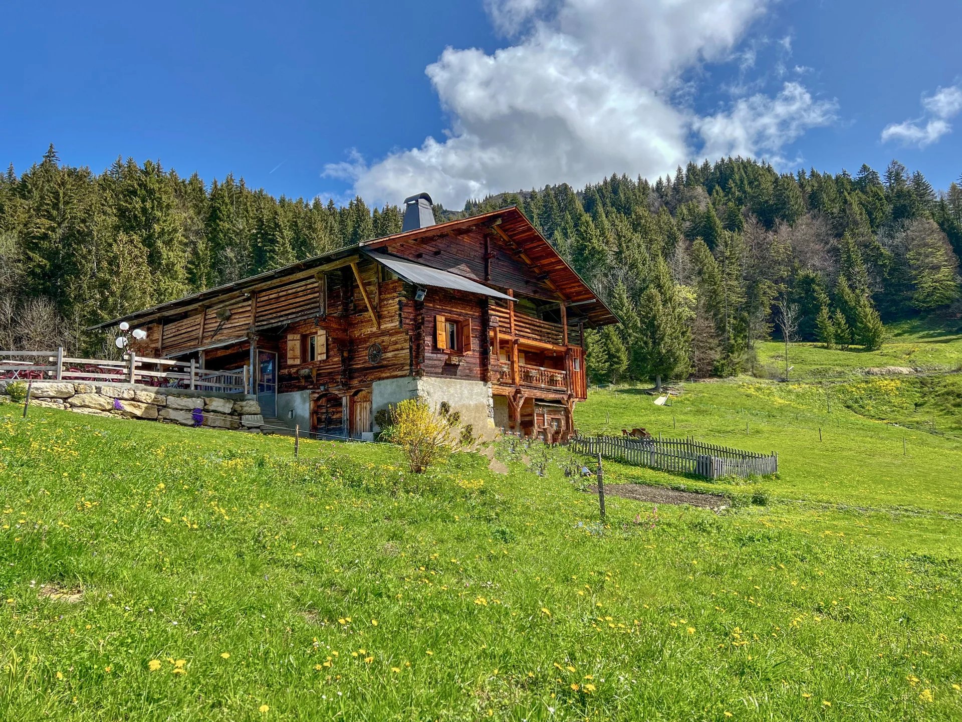 Authentique Ferme en bordure des pistes de Ski