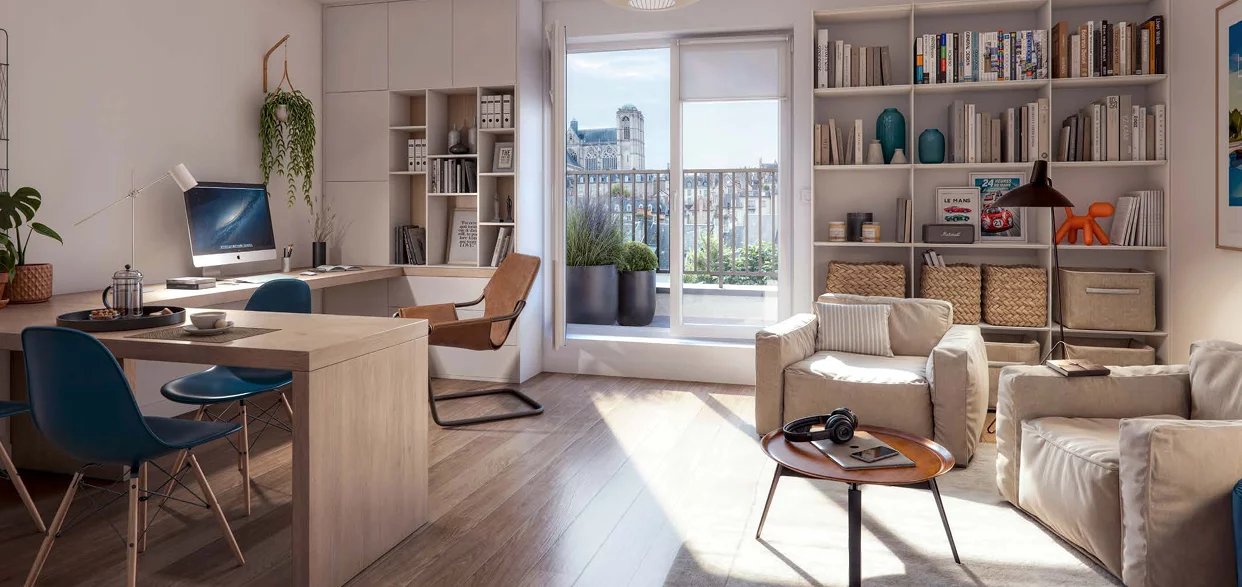 Maison à vendre, 2 pièces, 46 m², Le Mans