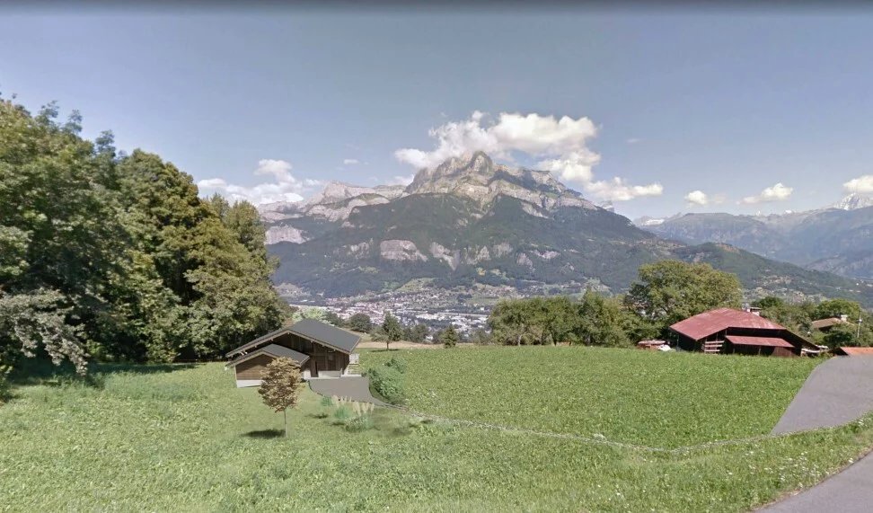 TERRAIN AVEC PERMIS DE CONSTRUIRE - VUE MONTAGNE