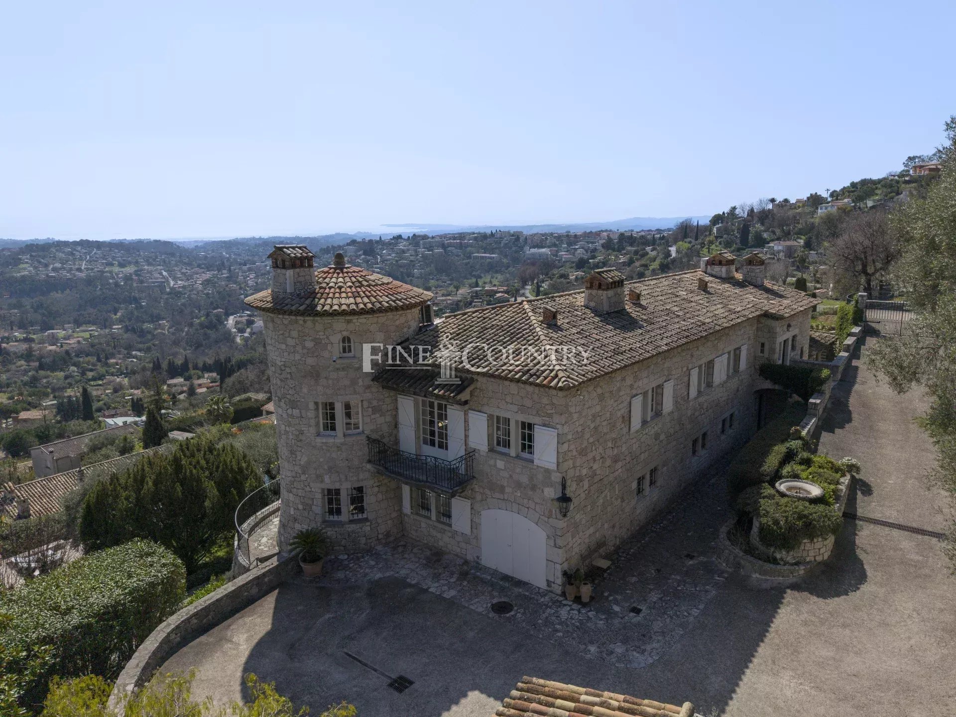 Photo of Stone property for sale, Vence, panoramic views
