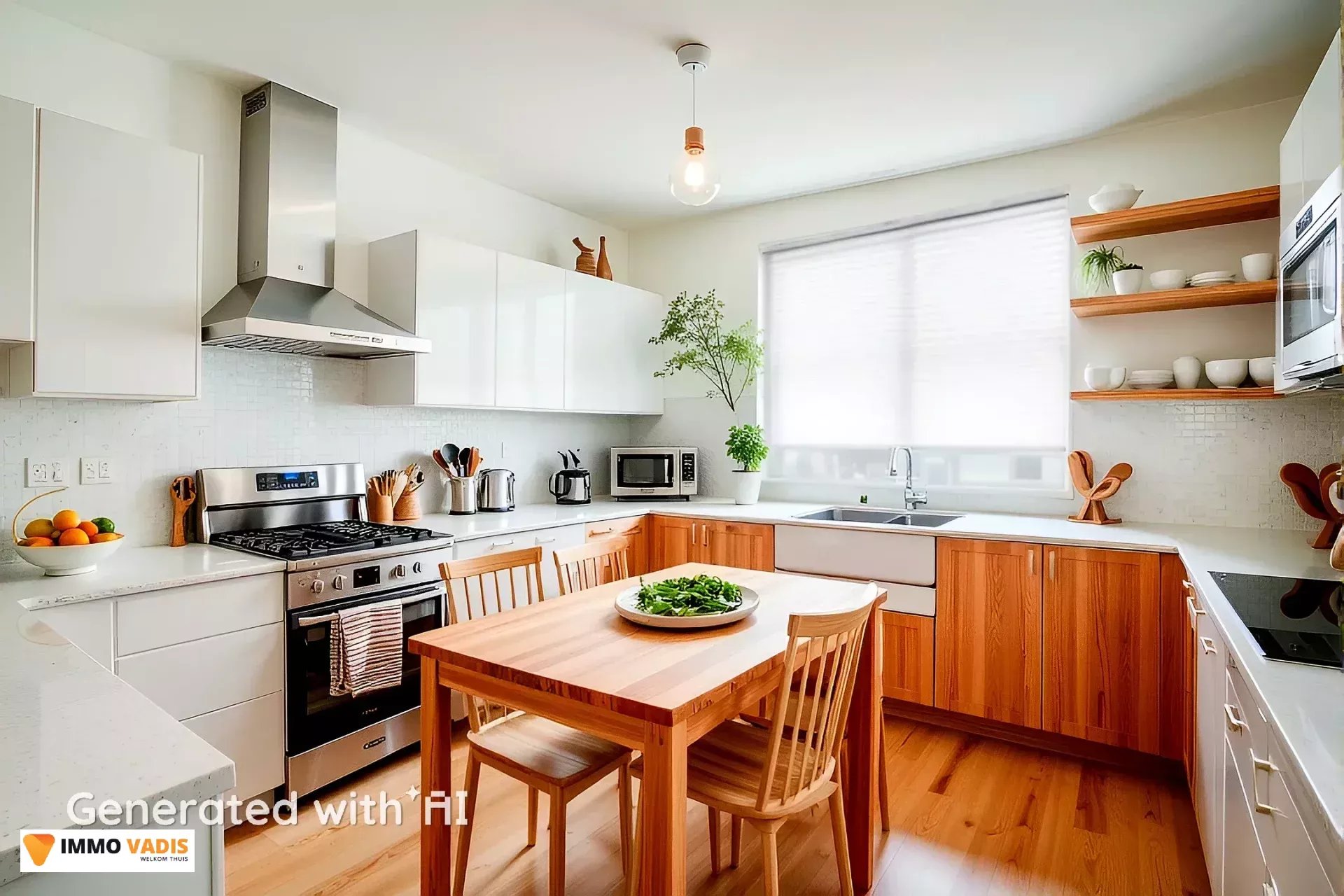 Te koop op lijfrente - Comfortabele villa met drie slaapkamers, twee garages en een magazijn.