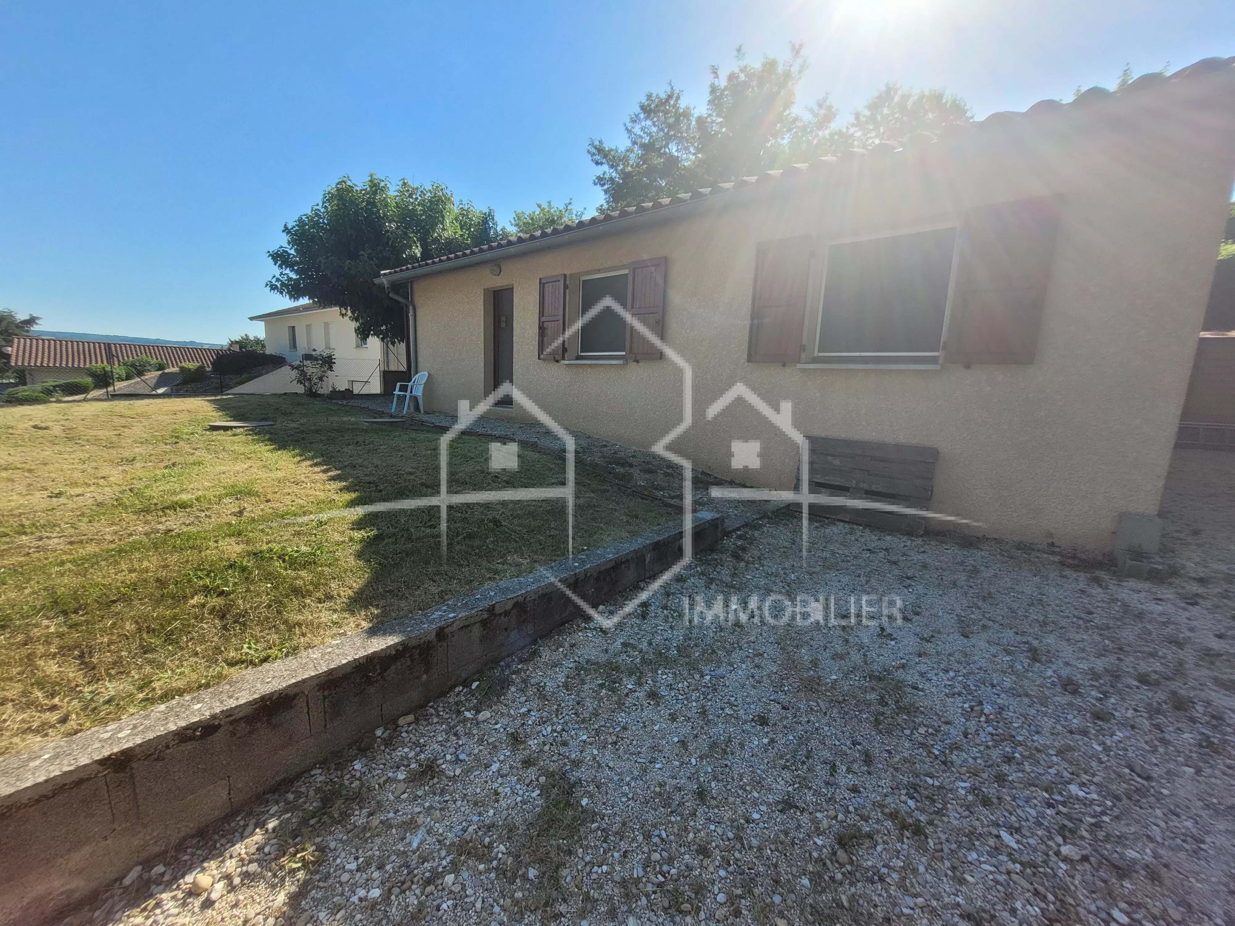 Marcilloles : maison de plain-pied