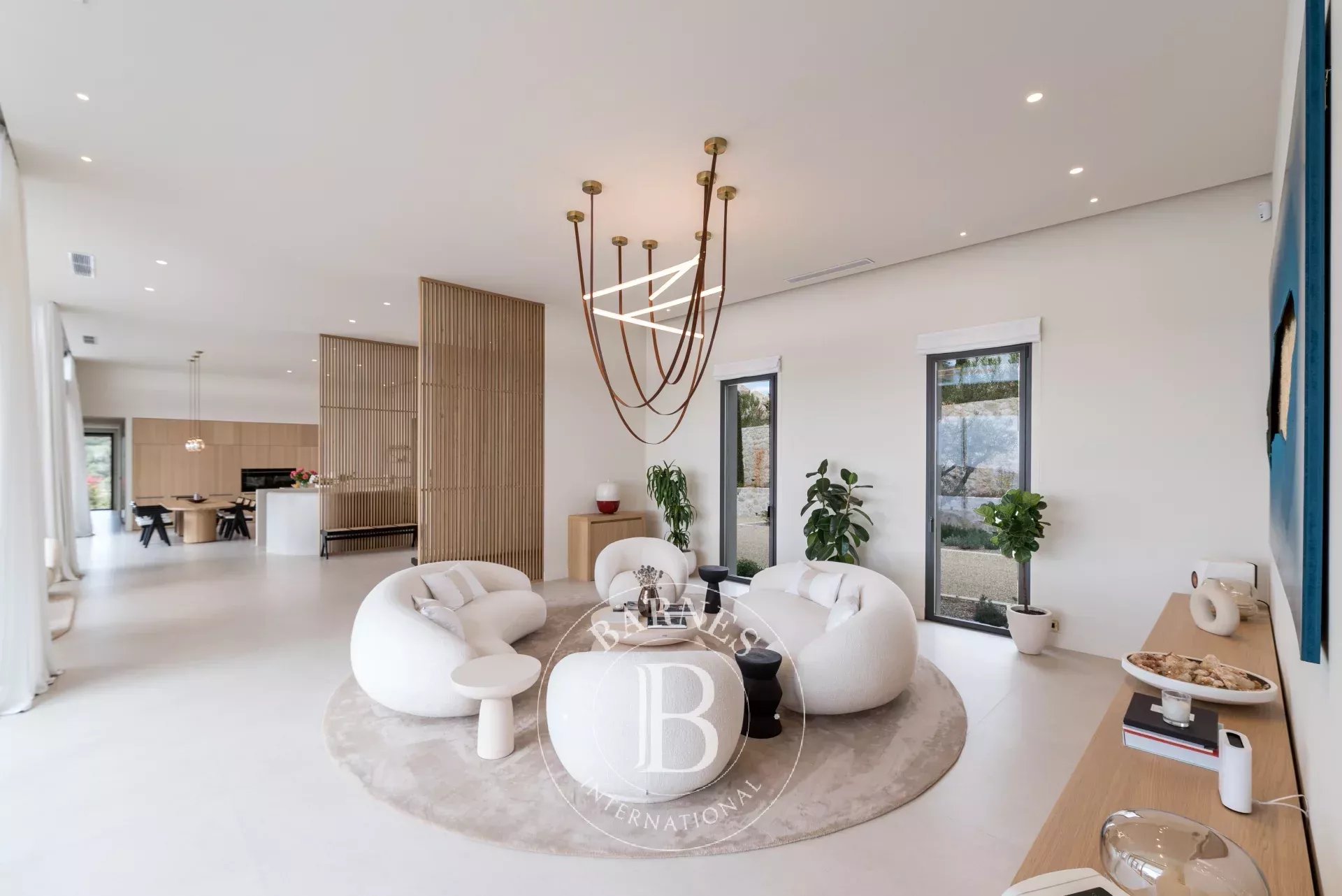 Roquefort-les-Pins - Highly sought-after residential area - New villa with breathtaking sea views - picture 8 title=