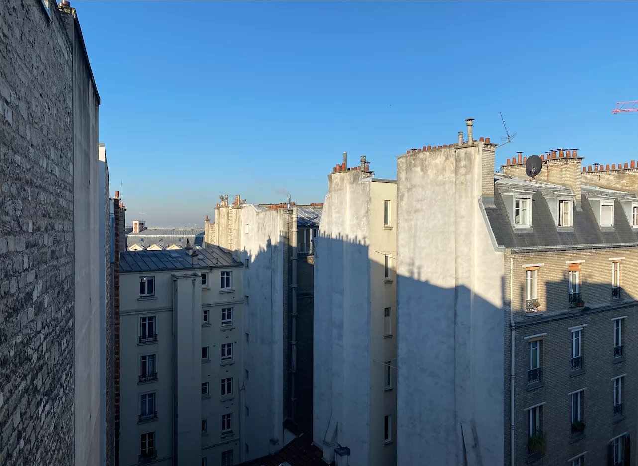3 pièces 2 chambres au dernier étage