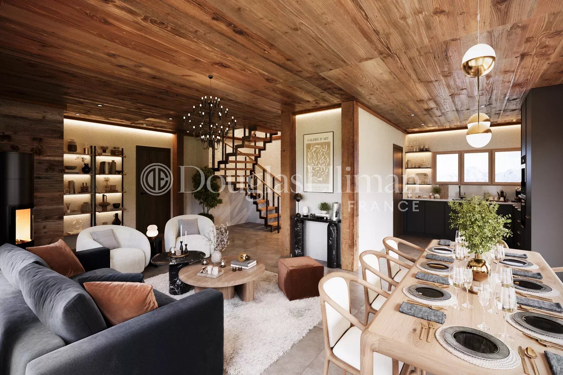 MEGEVE – Chalets neufs haut de gamme dans un lotissement intimiste - Image nᵒ3