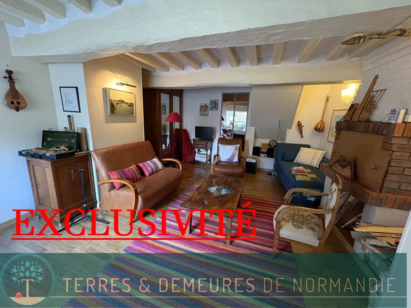 Bel Appartement de 105,69m² Carrez avec 3 chambres, situé au Pollet à 5 minutes du centre-ville de Dieppe, en Normandie