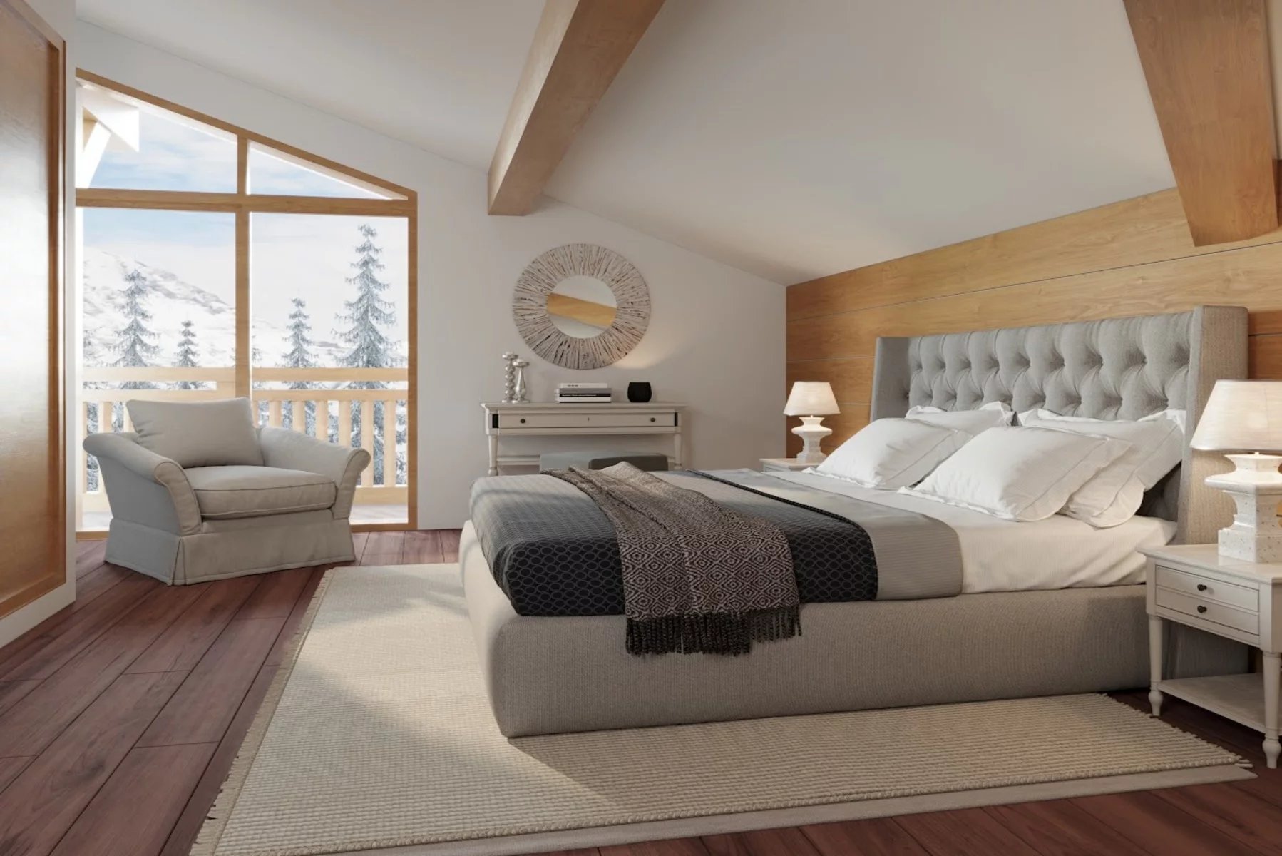 Photo of MORZINE - A newly built 4-bedroom duplex apartment in Essert Romand