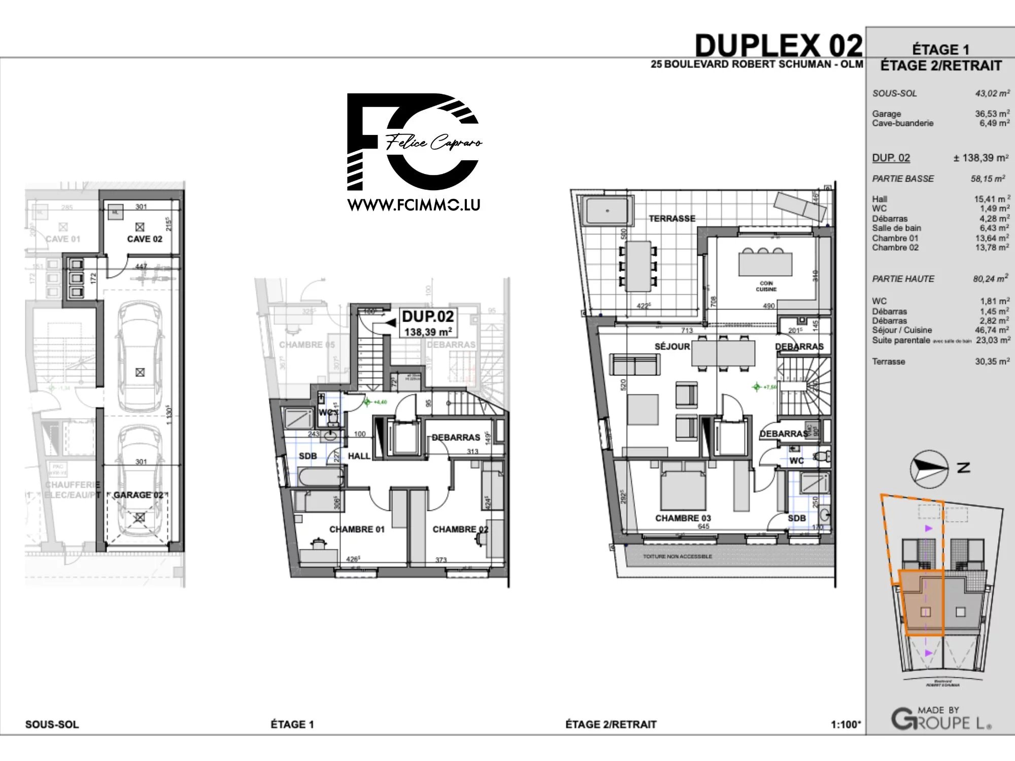 Vente Duplex Olm