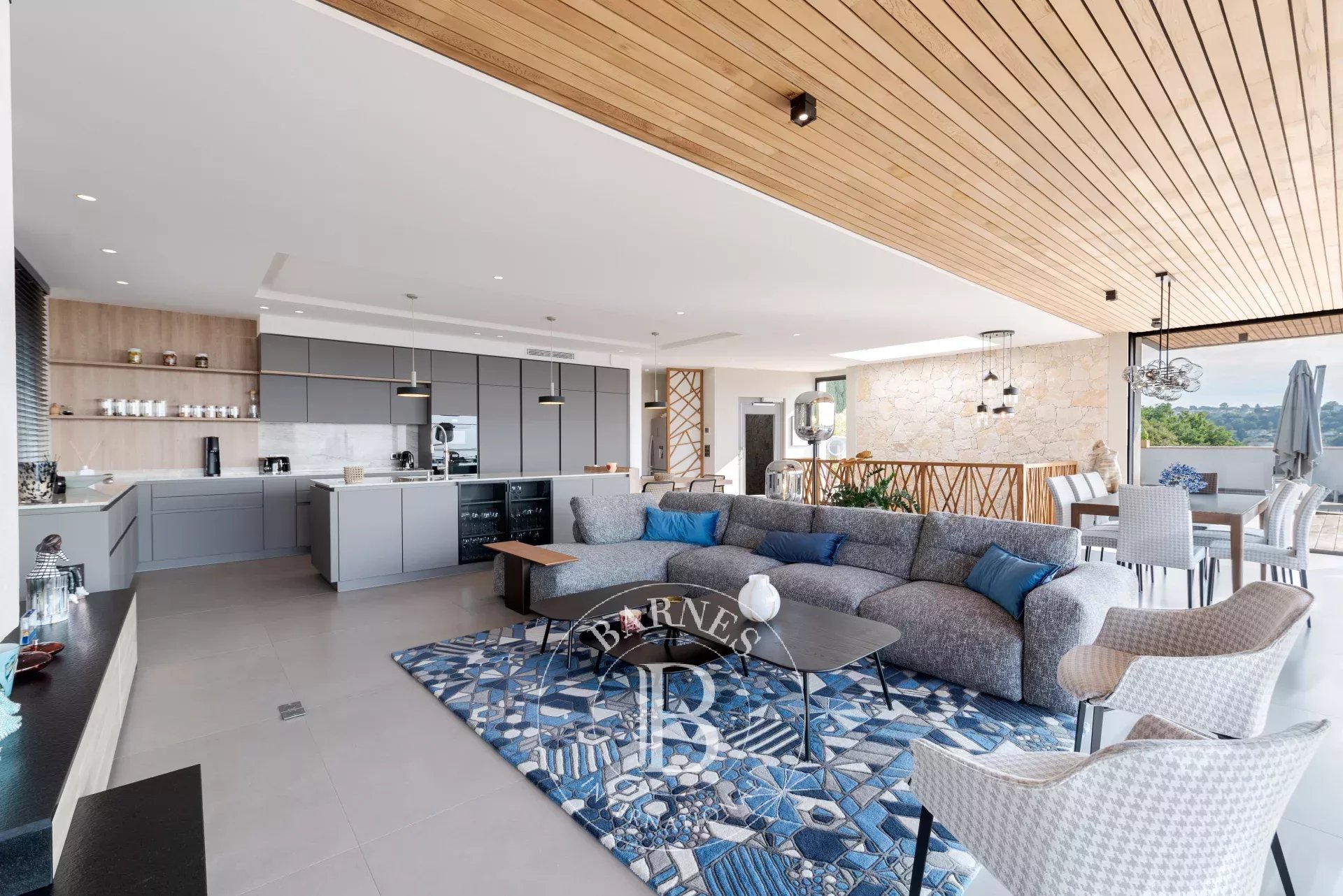 Walking distance from Biot - Stunning recent contemporary villa - Sea and village views - 6 bedrooms - picture 11