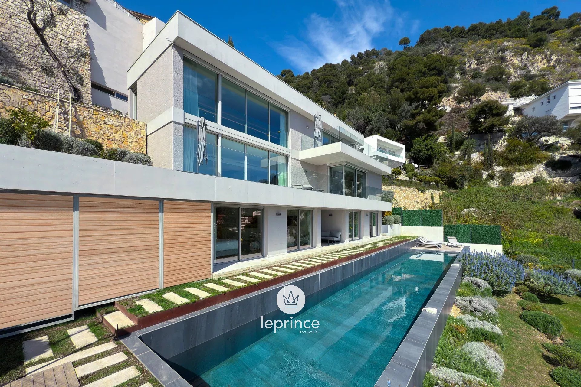 Villefranche-sur-Mer - "Corne d'Or" - Villa Contemporaine - Vue Panoramique
