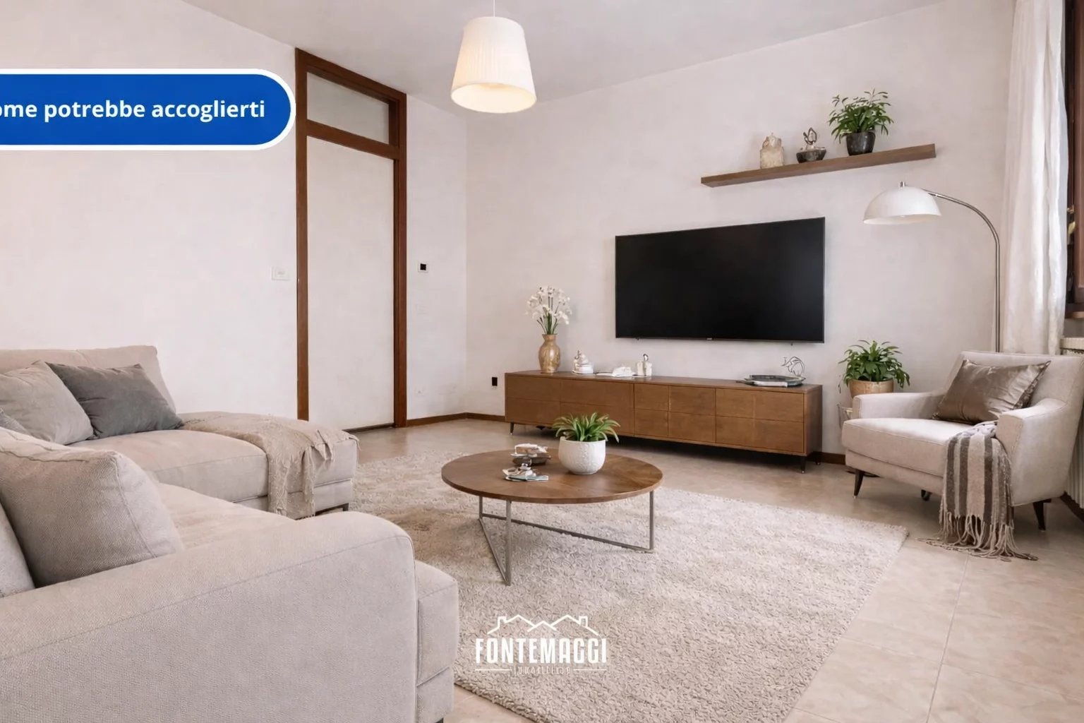 FANO (PU) CUCCURANO - APPARTAMENTO 2LOC CON SCOPERTO