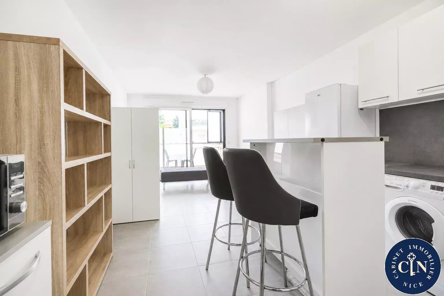 Studio 26 m² - Terrasse couverte plein sud - Le Port — photo 4