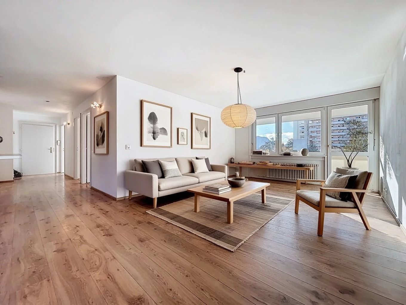 Appartement à Neuchâtel avec vue lac et alpes