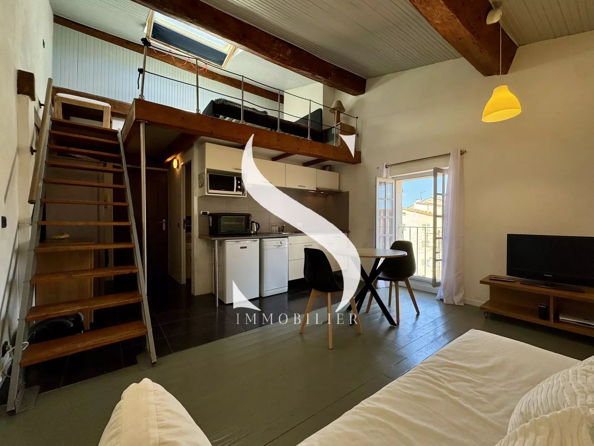 Vieil Antibes - Studio mezzanine 35 m² - Photo 2