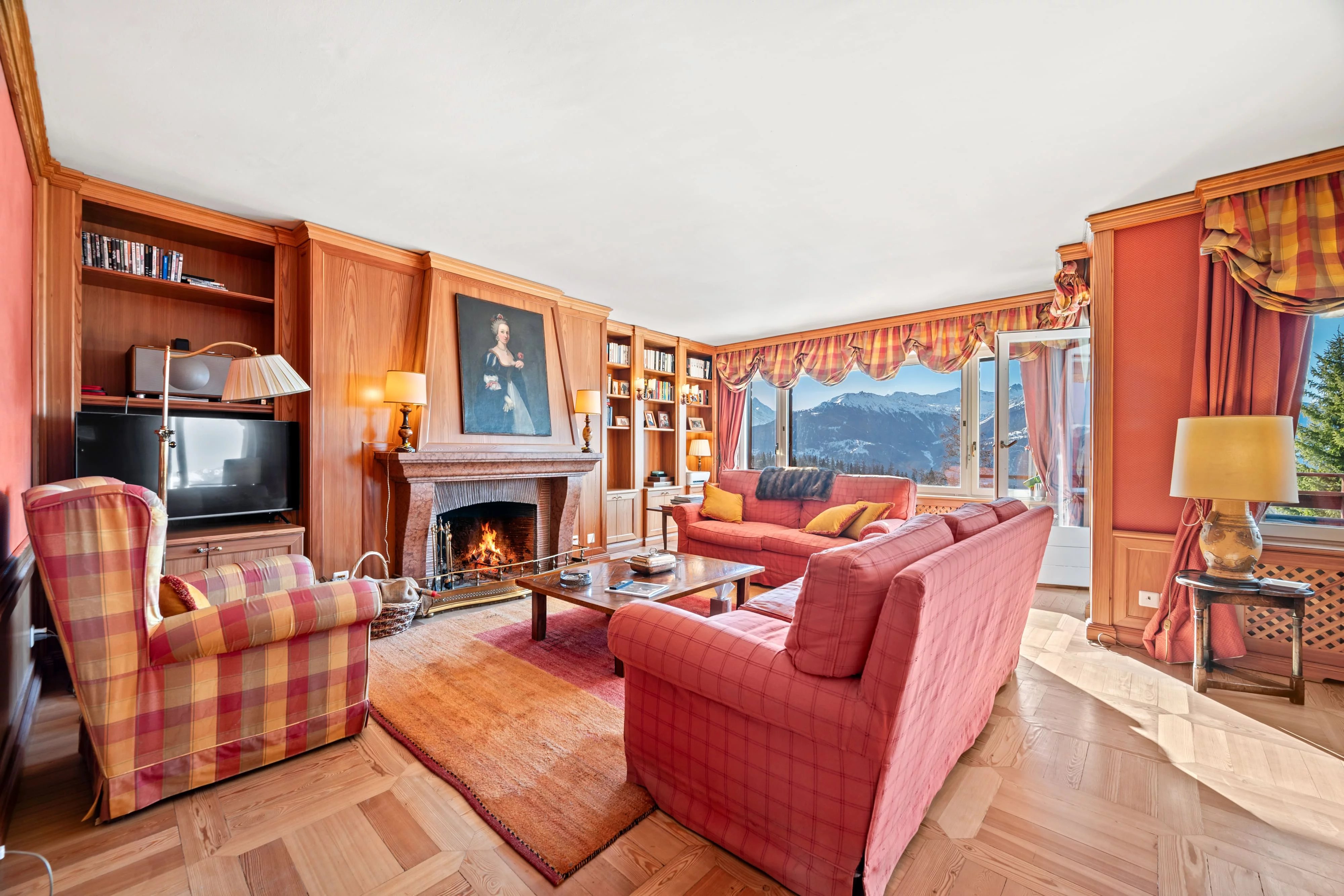 A luminous appartment overlooking the Alps