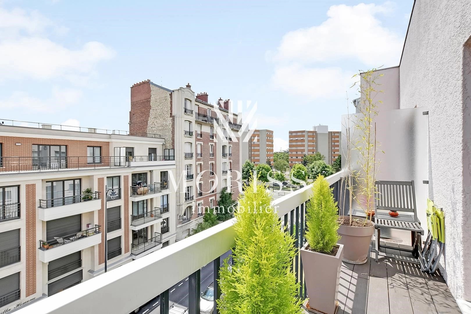 Maisons-Alfort appartement dernier étage de 4 pièces de 81 m2 + - Image Array