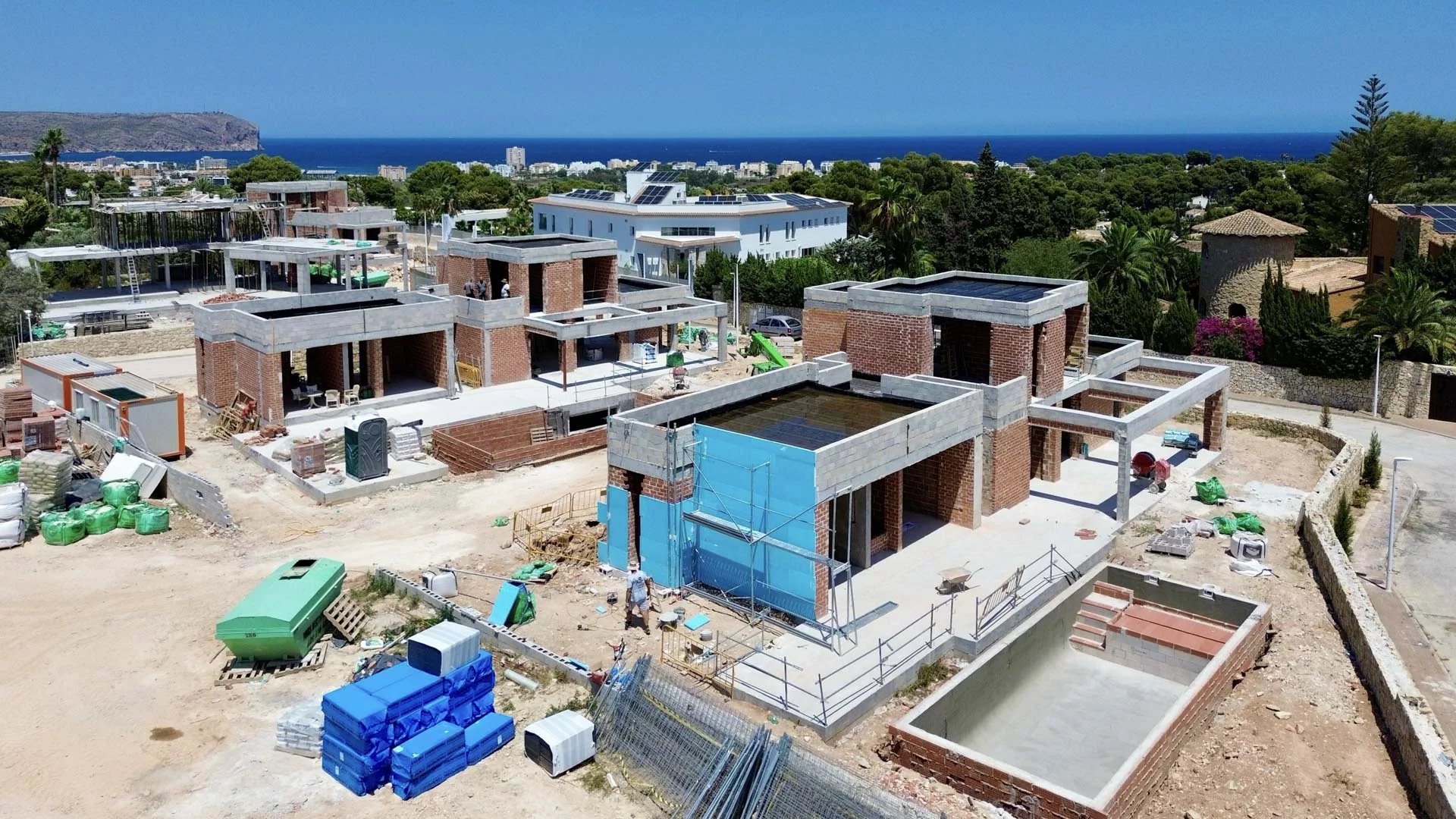 Villa moderne neuve en construction à vendre à Jávea