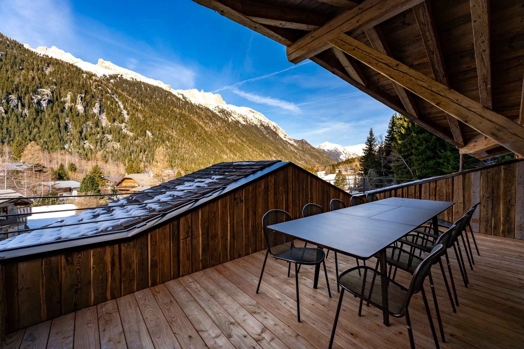 Photo of CHAMONIX – A recently completed, luxury 5-bedroom chalet with pool in le Lavancher