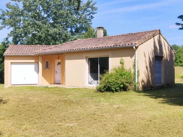 Modern single-story house in Monsegur.