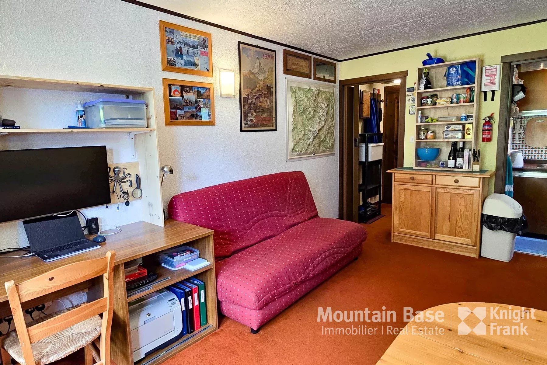 Photo of Apartment Jardin is a ground floor studio in Plaine des Praz