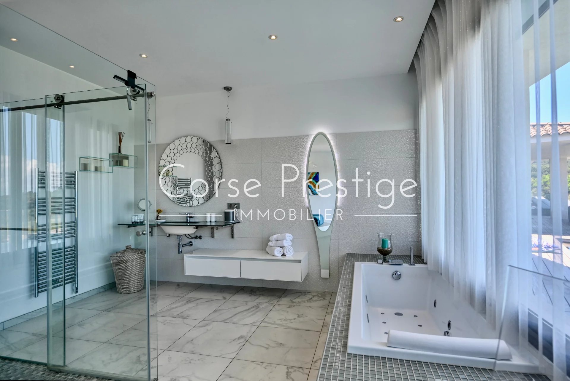 luxury villa for rent with swimming pool – porticcio image15