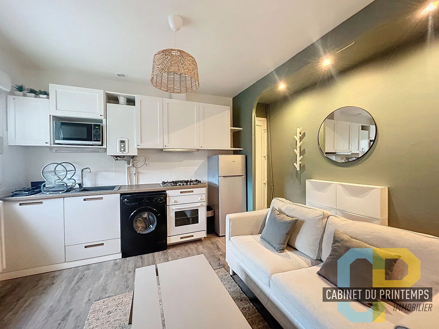 Grand T1bis - Meublé -  34.41m² Boulevard des Minimes