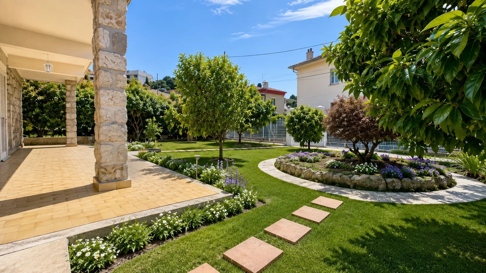 NICE "Mont Boron" Maison niçoise | 4 Chambres | Calme | Jardin plat | Garage