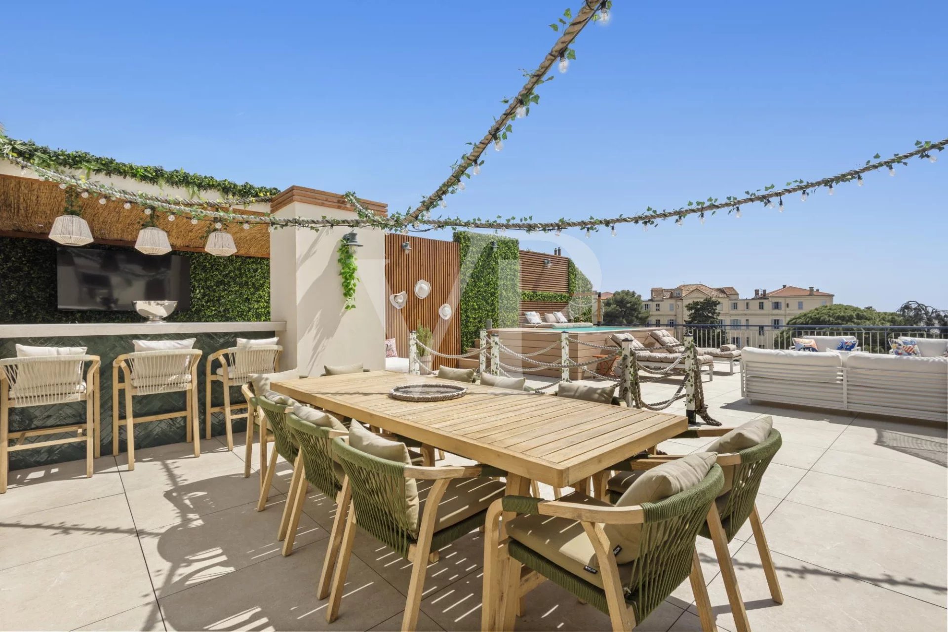 Wohnung von 110 m2 mit Dachterrasse