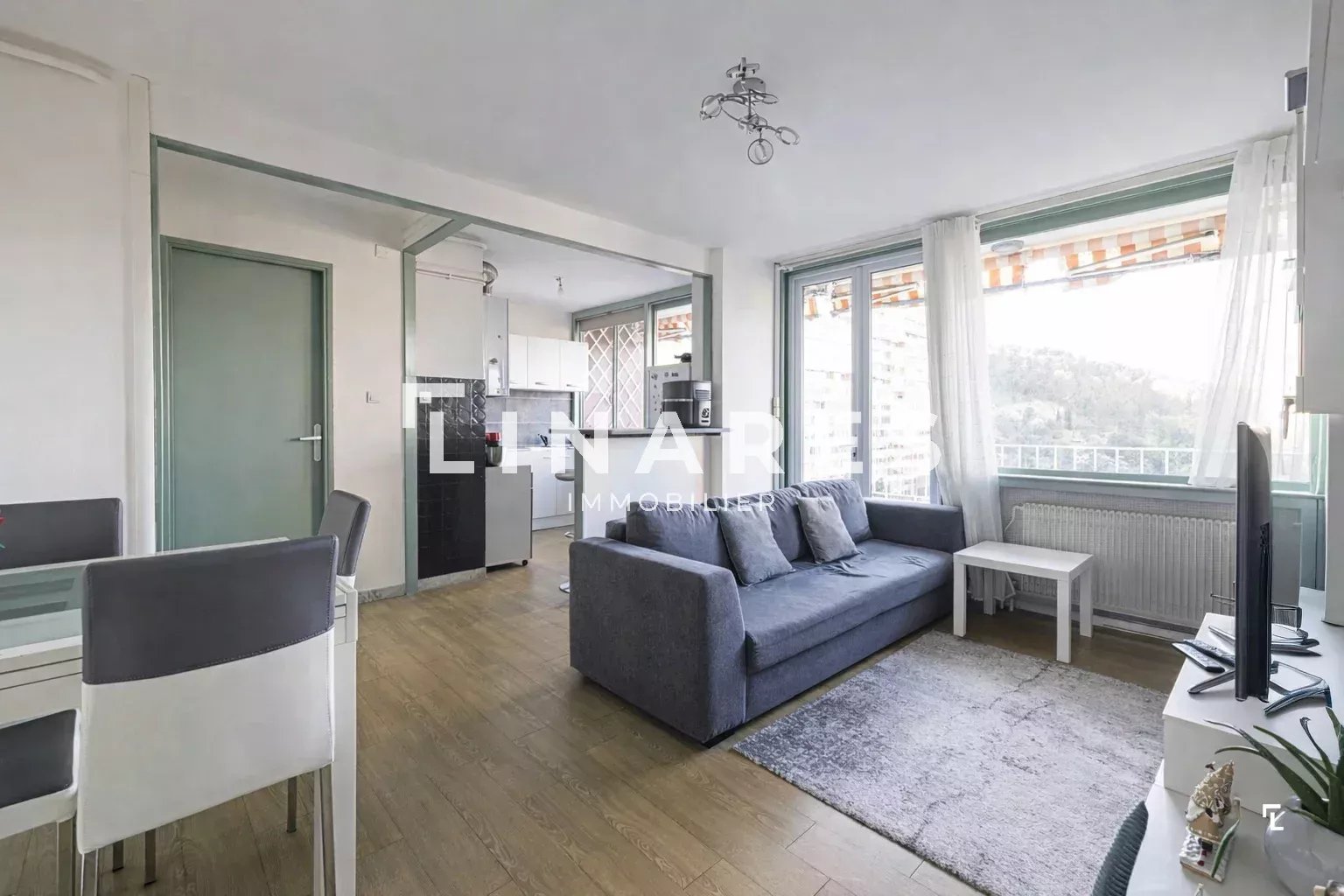 ROUVIERE INVEST - Appartement T2 de 39m² vendu loué - Balcon - Cave - Cellier - La Rouvière - 13009