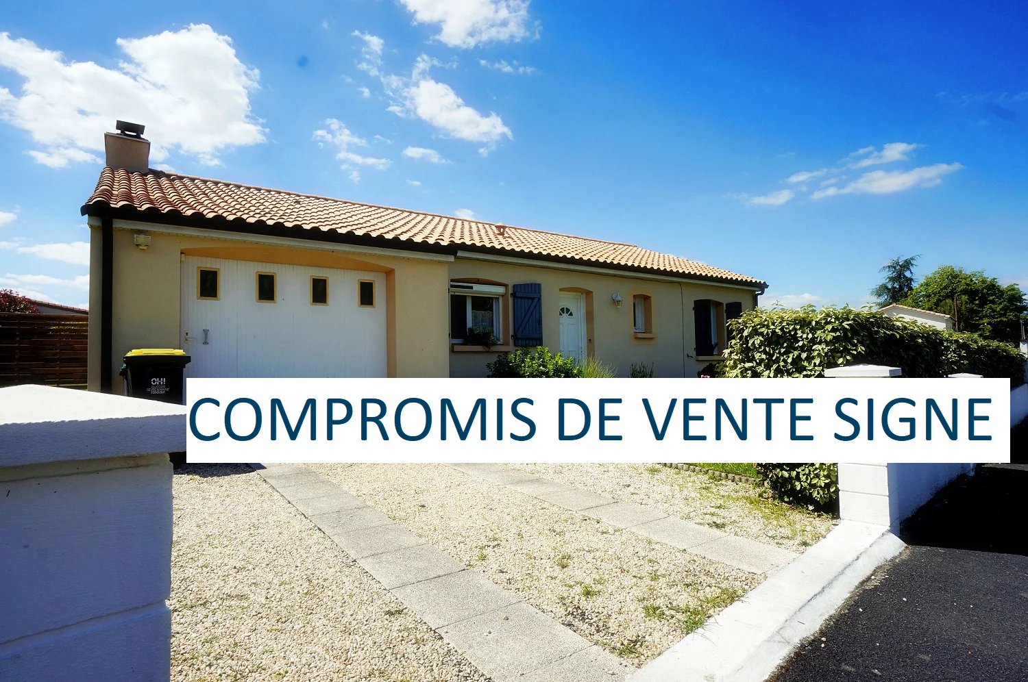 PLAIN-PIED 3 CHAMBRES DANS LE BOURG