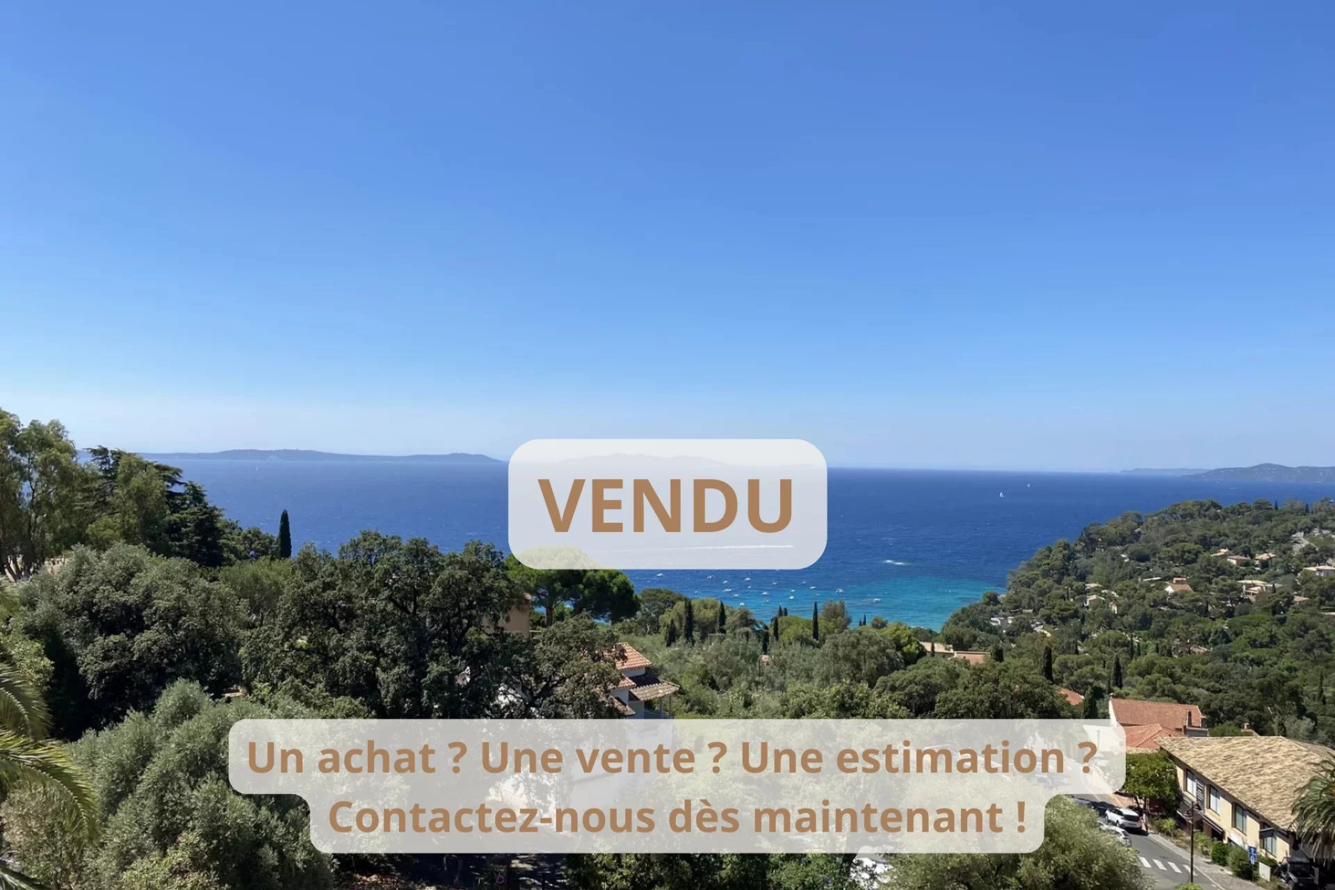 RAYOL CANADEL SUR MER Bel appartement vue mer