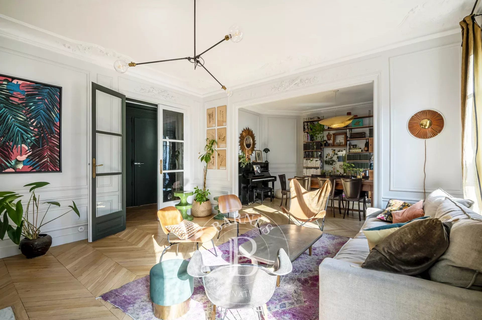Neuilly - Roule - Pasteur - Old-build 3-bedroom apartment - Large studio - Maid's room - picture 6