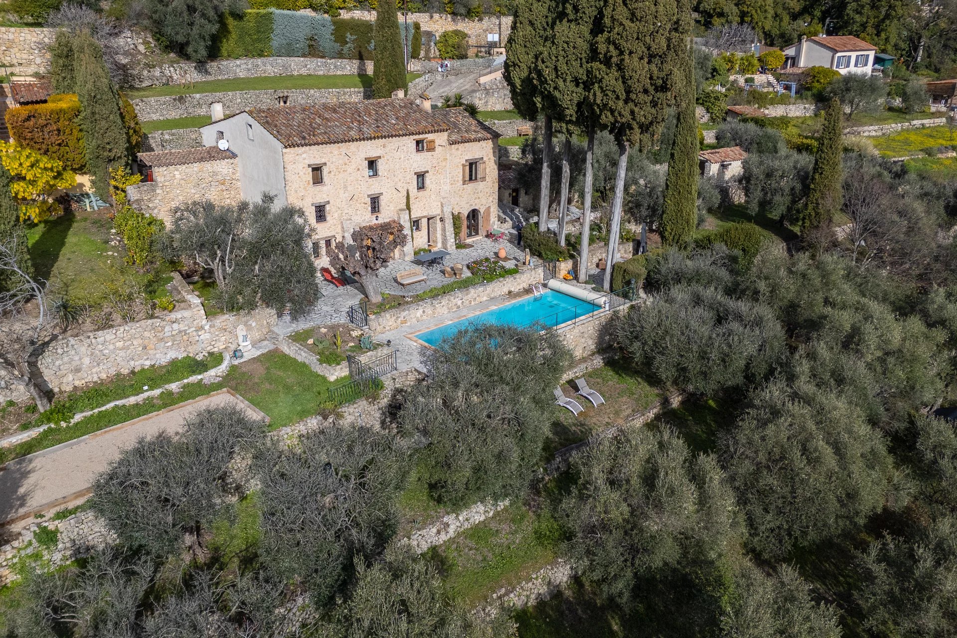 Bergerie du 18e rénovée et vue panoramique