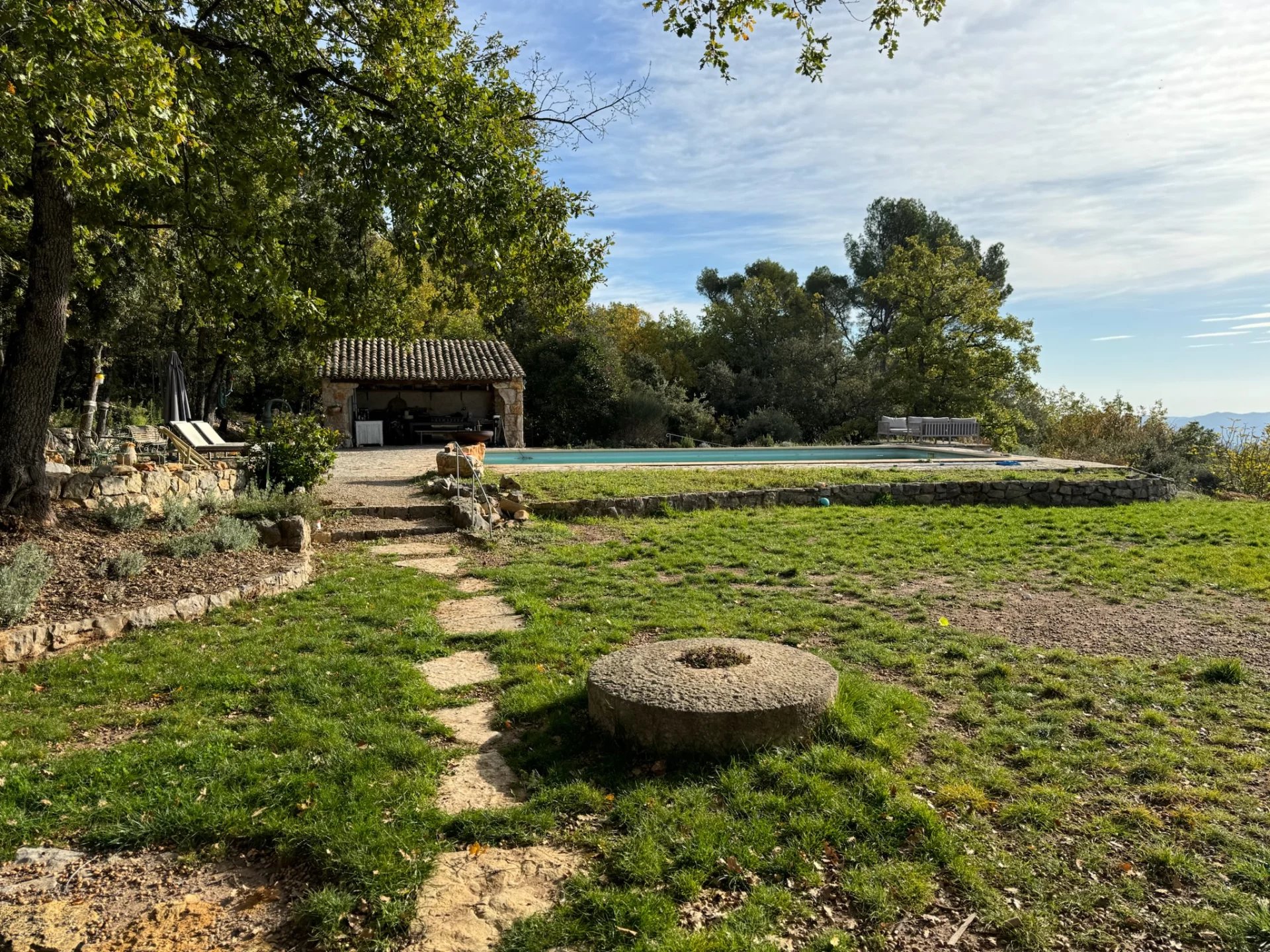 Provencal house with pool and view - Bargemon
