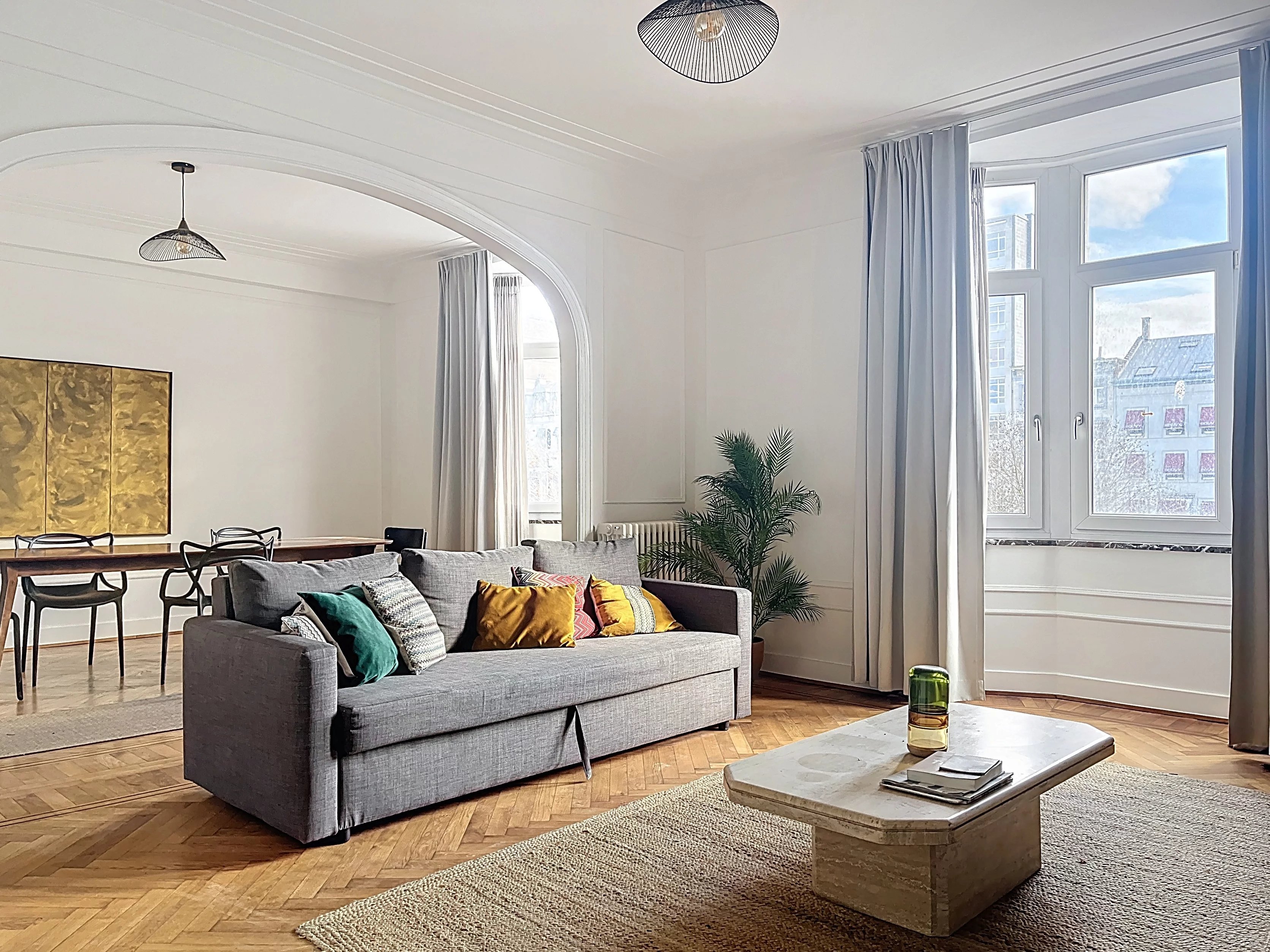 Boulevard de Waterloo - Appartement meublé 2 chambres