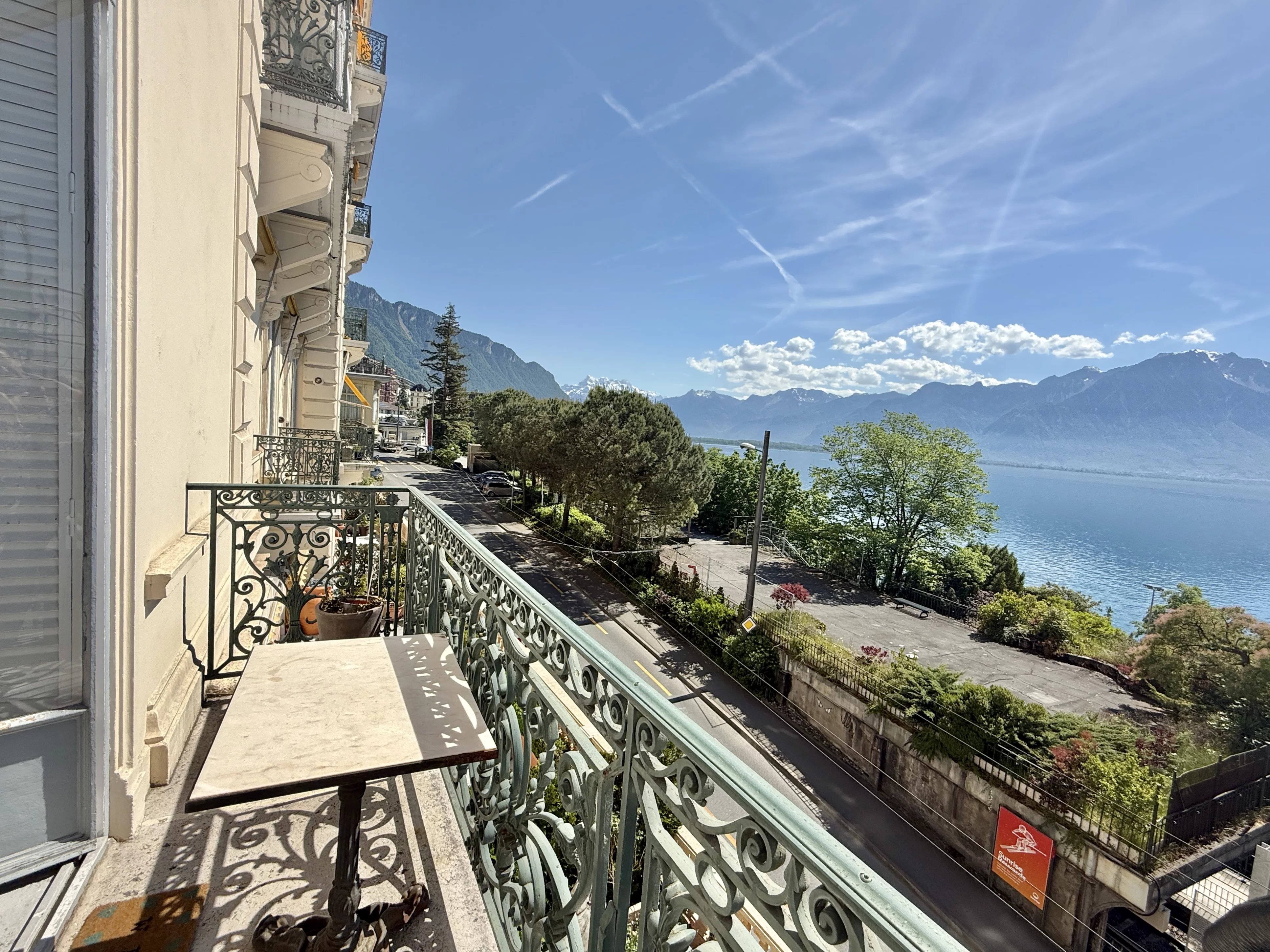 Appartement de charme à Montreux avec vue imprenable