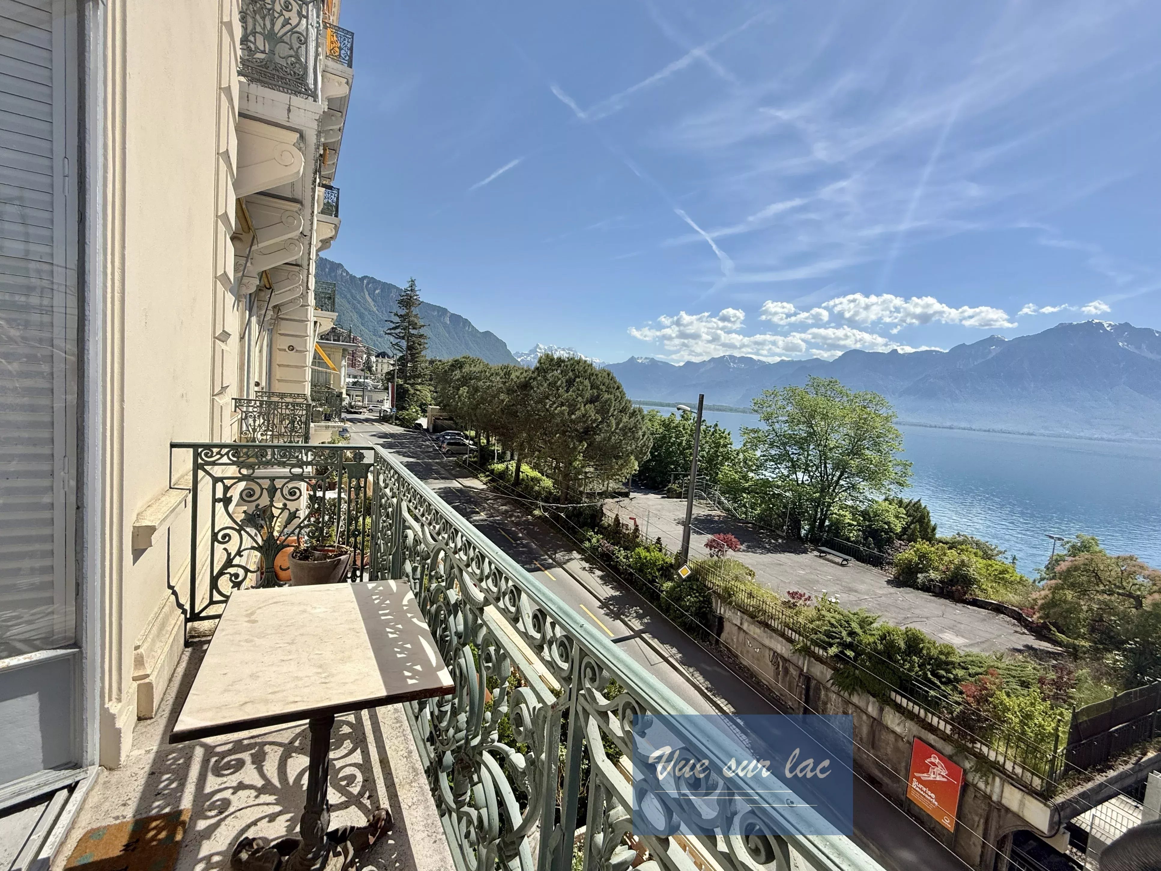 Appartement de charme à Montreux avec vue imprenable