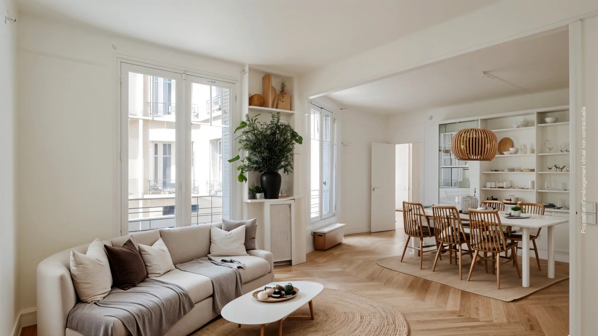 Photo après homestaging