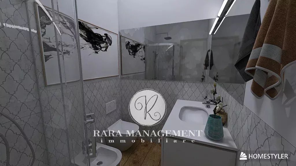 Render secondo piano bagno