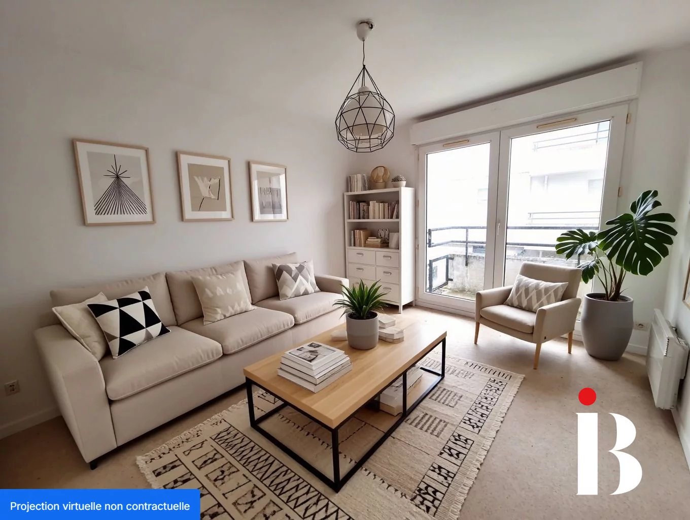 Appartement Nantes non meublé 1 pièce 19 m2