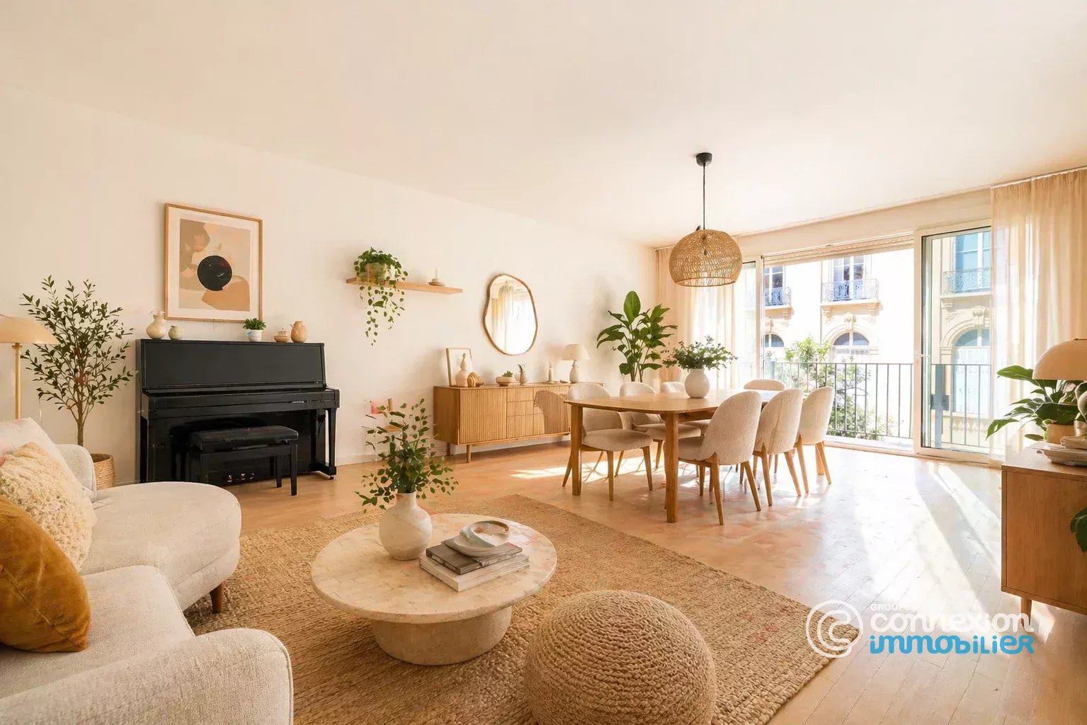 OCDE -  appartement familial - 5 pièces - 3 chambres - balcons
