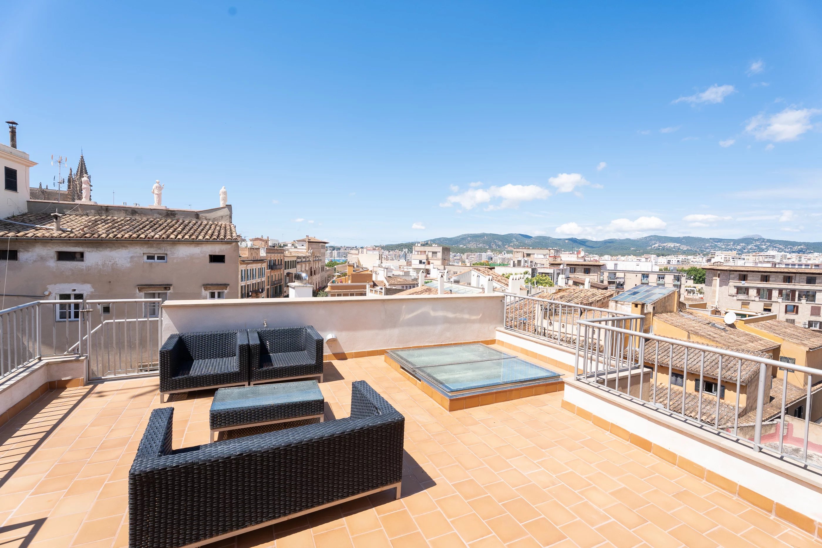 Charming Duplex Penthouse with Private Rooftop Terrace in the Heart of Palma Old Town