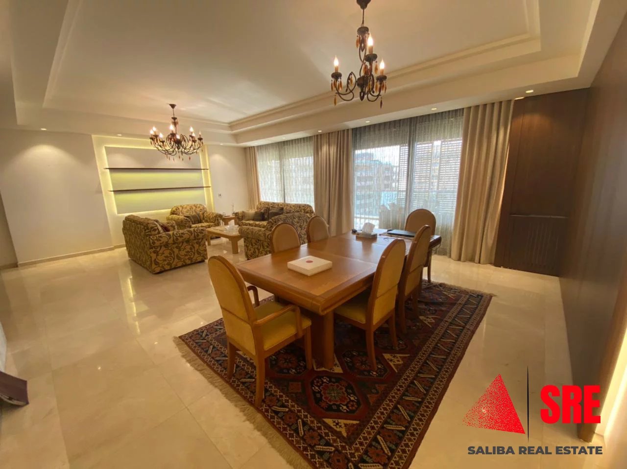 Luxurious 3-Bedroom Apartment with Panoramic Sea View – Waterfront City, Dbayeh.