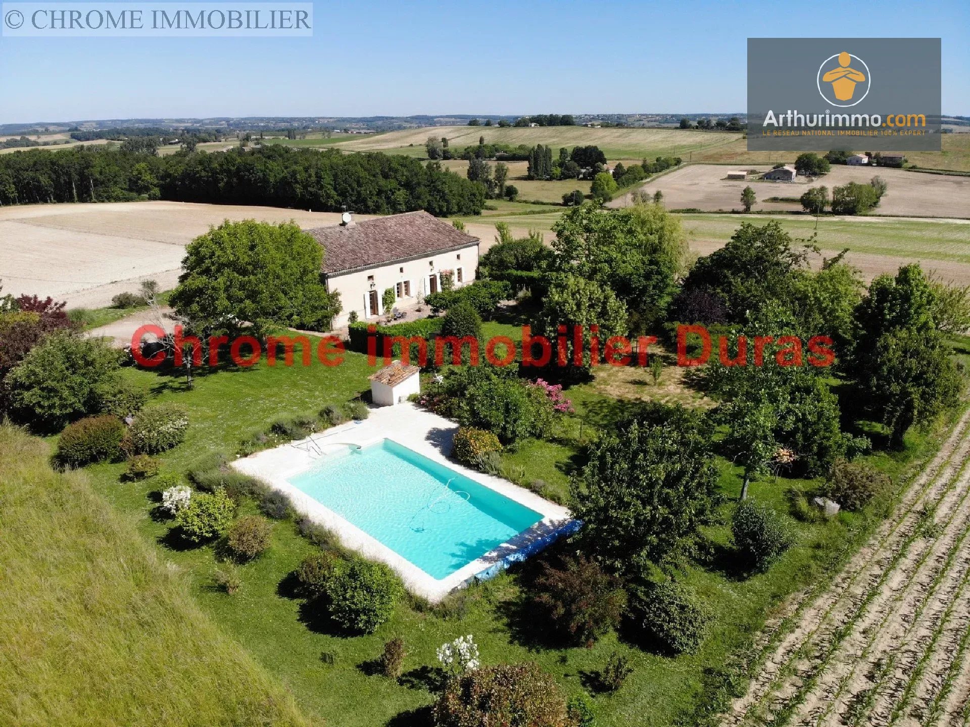 Maison retirée sans voisins