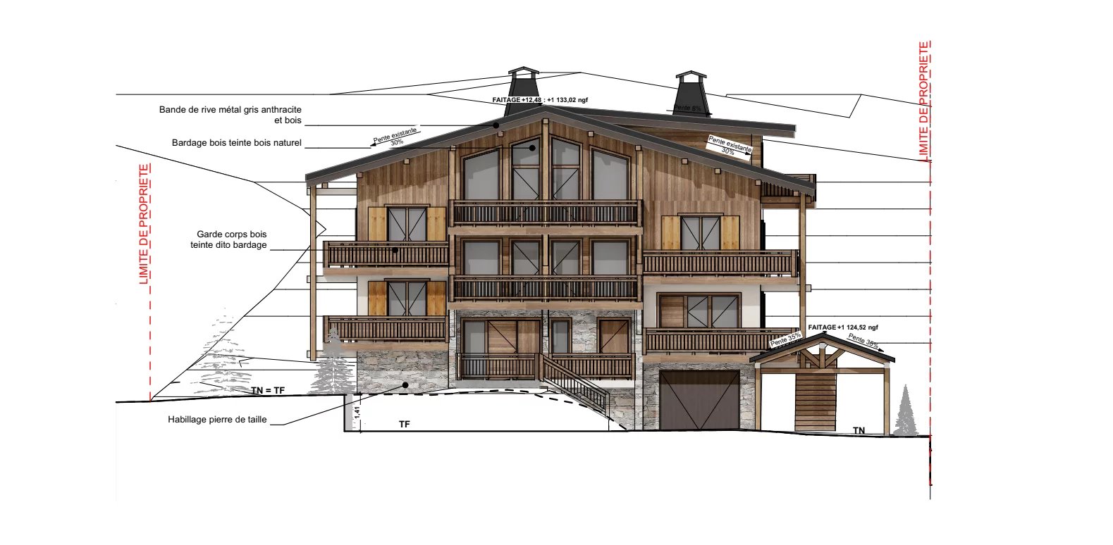 Photo of Chalet de 450 m² to renovate - Les Gets - Close to the lift