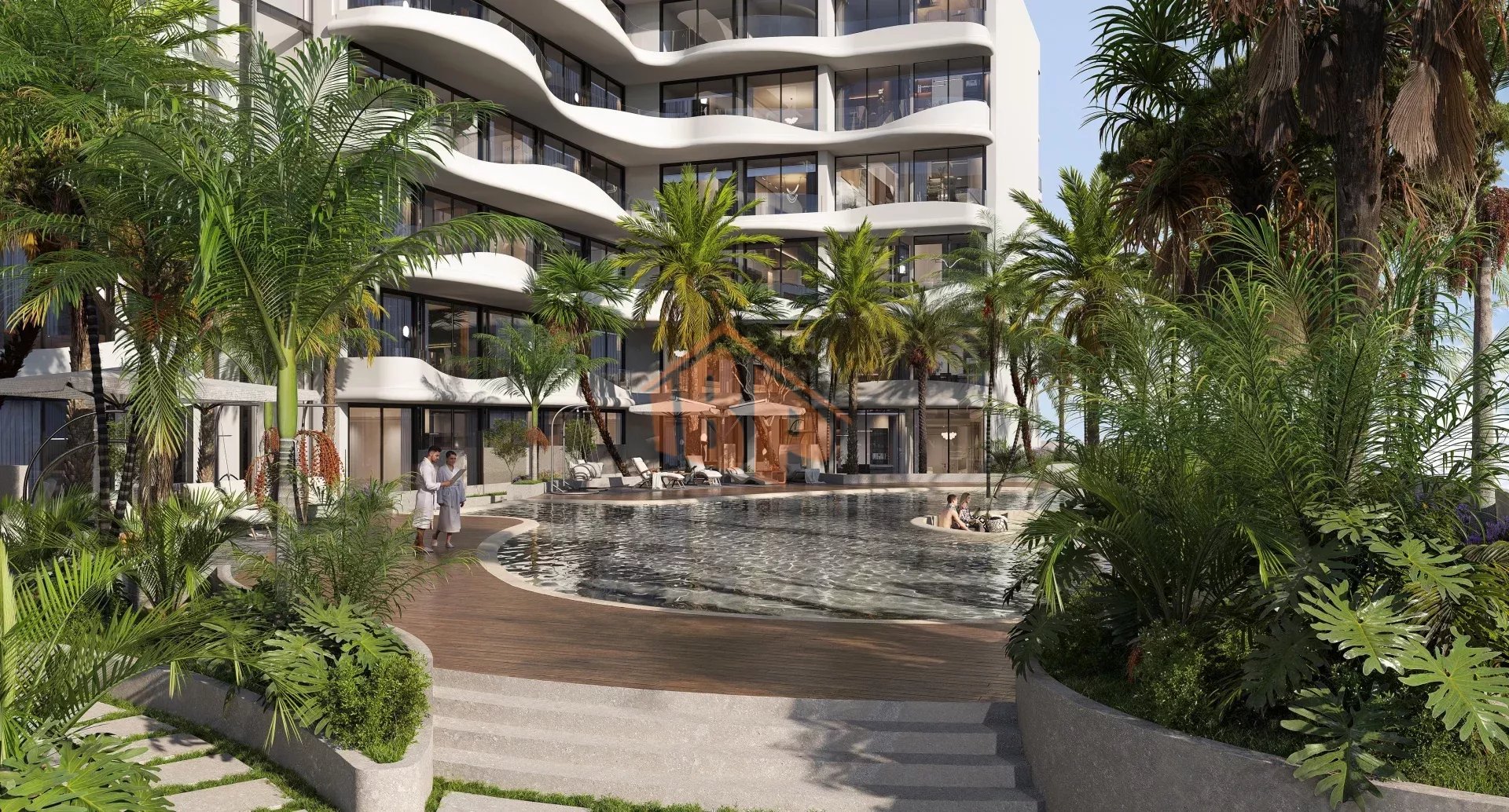Résidences aux lignes courbes à Dubai Industrial City — Studios & Appartements 1 chambre