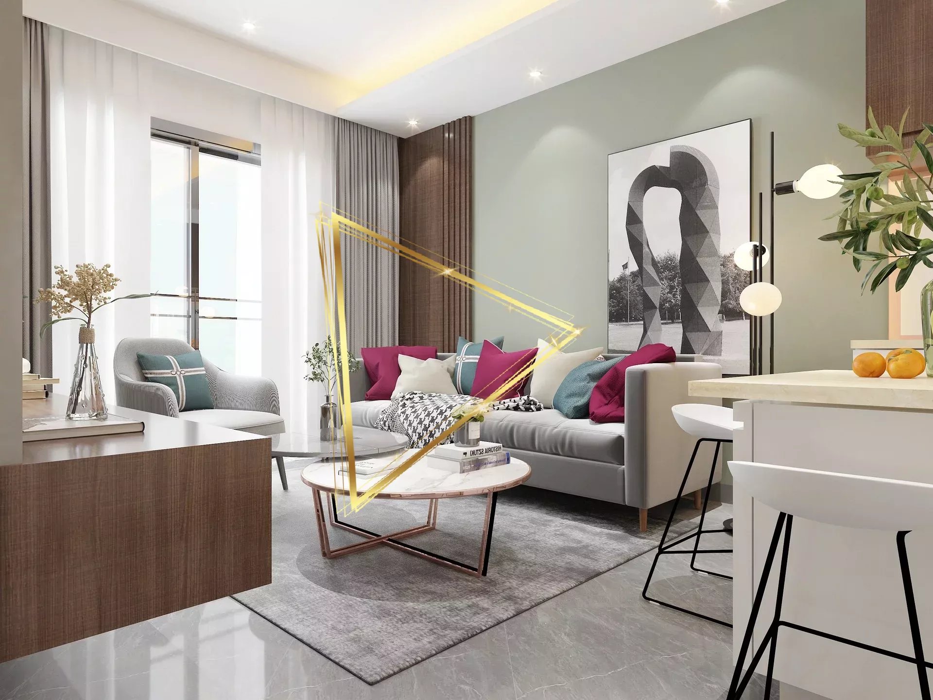T2 – 56m² – Aux portes de Paris 18, à Saint-Ouen.